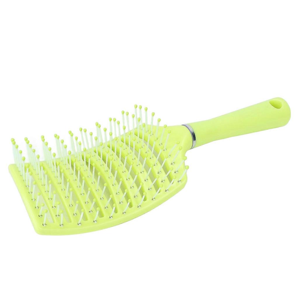 Detangling Hair Brush Professional Men Women Vented Paddle Hair Brush Styling Tool for Thick Straight HairFluorescent Yellow