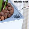 Large Flowerpot Imitation Metal Plastic Tall Planter Garden Accessories Brick Pattern Square Flower Pots With Inlet Watering