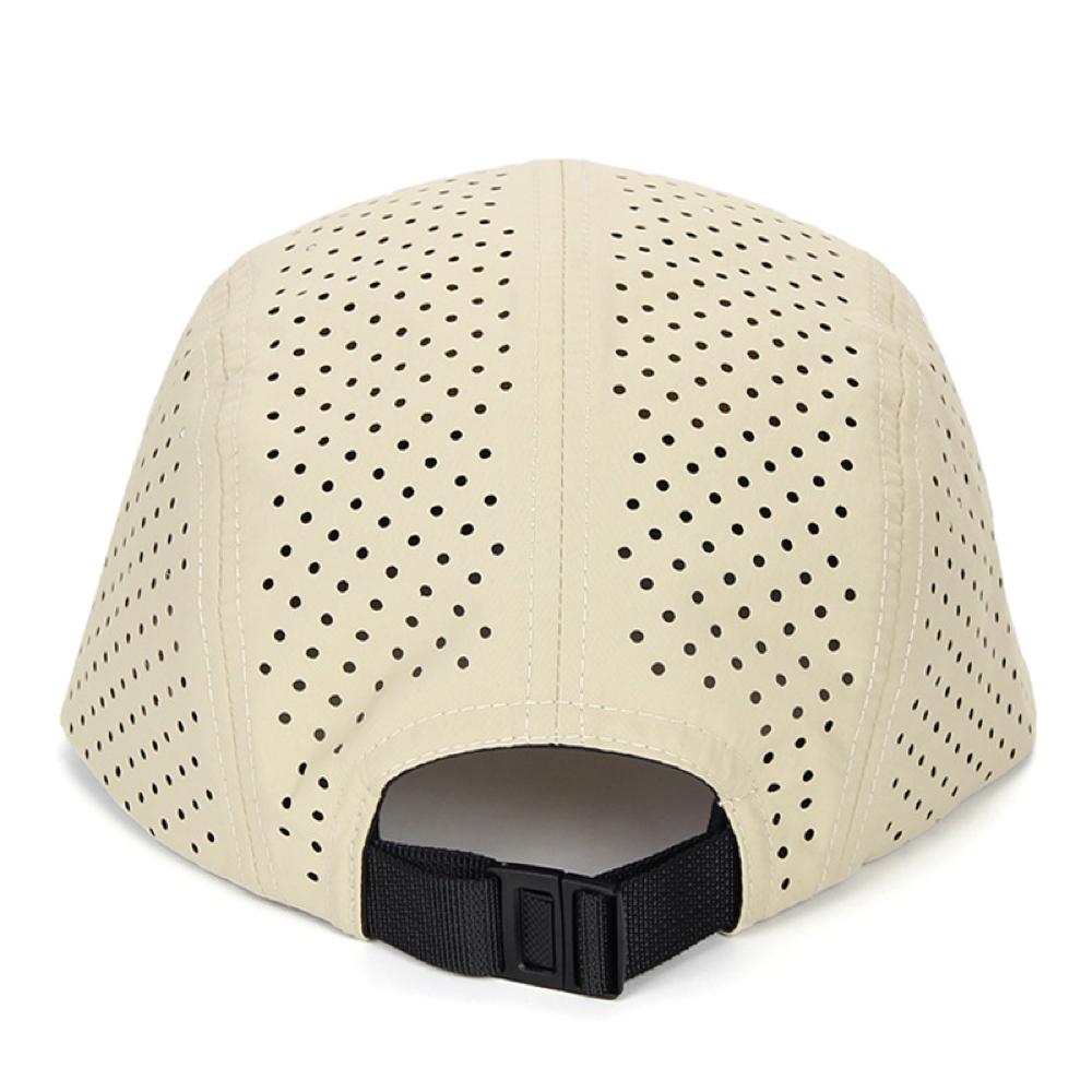 Perforated 5-Panel Cap for Men Lightweight Breathable Quick-drying Baseball Caps Running Camping Hiking Training Outdoor Activity Hat