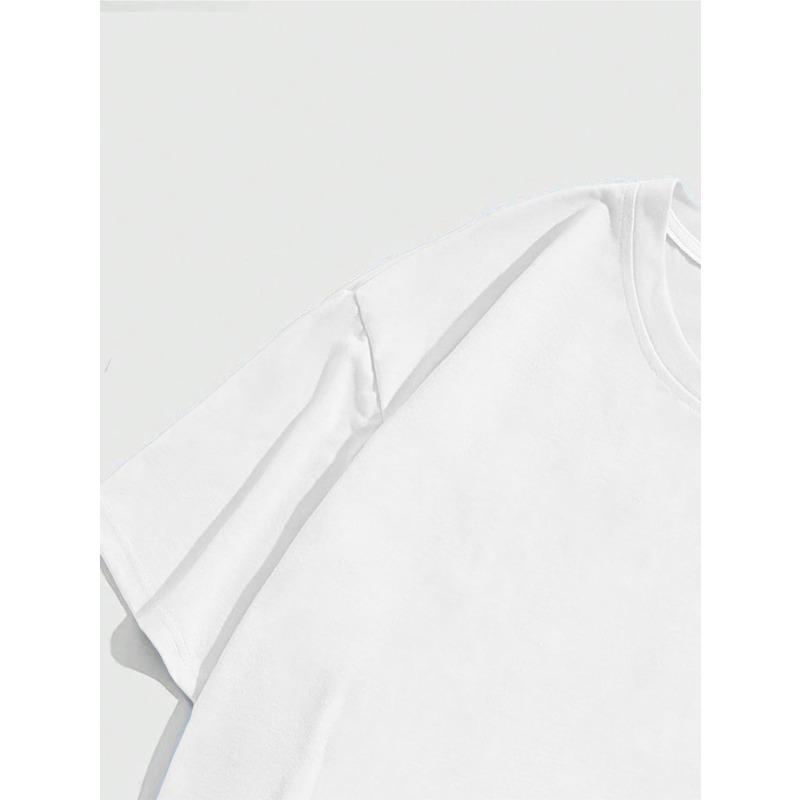 European sizes Men's Russian Cyrillic Text T-Shirt - "That's Russian & Means You're a Nice Person" White & Black Cyrillic Script Print