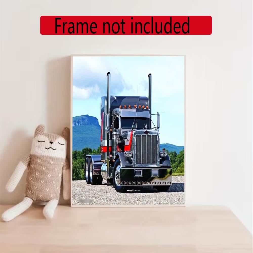 Kenworth 5D Diy Diamond Paintings Mosaic Wall Round Diamond Art Painting Kits Embroidery Crystal Accessories Frameless
