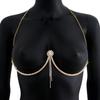 Heart Bra Chest Chain Tassel Breast Chain Luxury Chest Support Body Chain  Girls