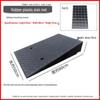 Rubber-Plastic Car Ramp: Slope Mat, Curb Edge, Uphill Climb, Triangle Speed Bump
