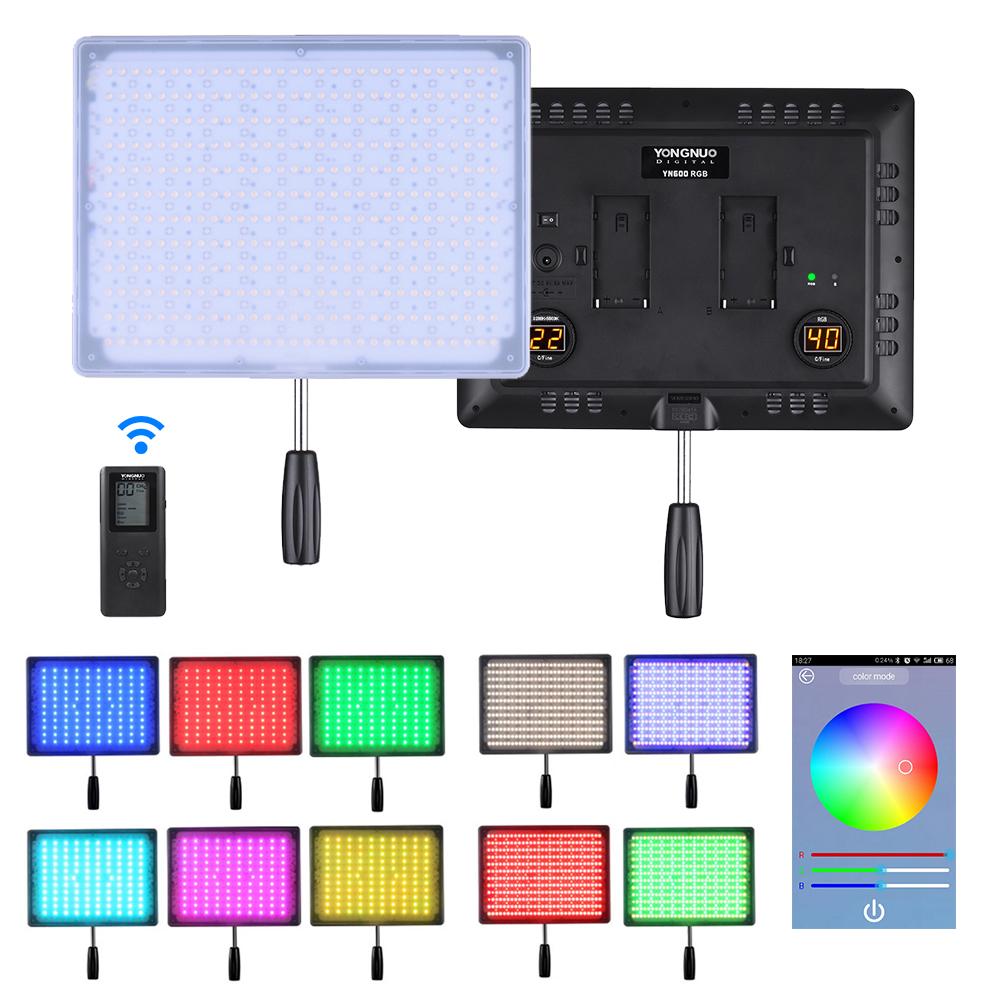 Buy YN600 RGB 3200K 5500K BiColor Temperature + RGB LED Video Light