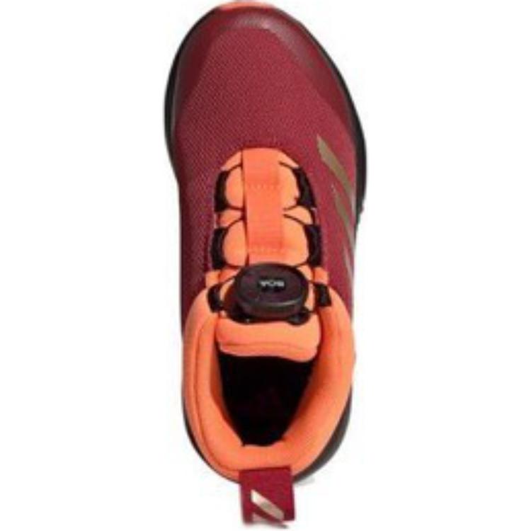 Adidas Fortatrail X Boa Comfortable Versatile Non-Slip Durable High-Top Kids Casual Shoes Kids Casual Shoes Red Orange G27197