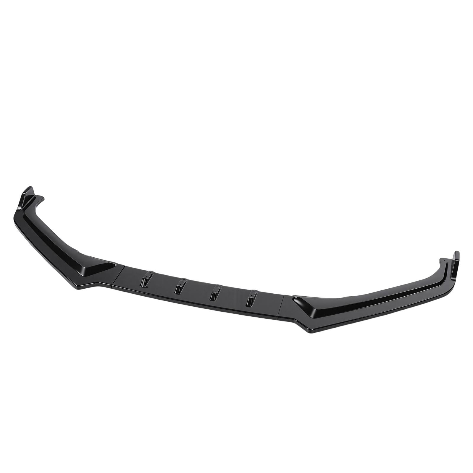 Front Bumper Lower Lip Spoiler Splitter Weatherproof Bumper Lip Guard Protector Replacement for 2017-2021