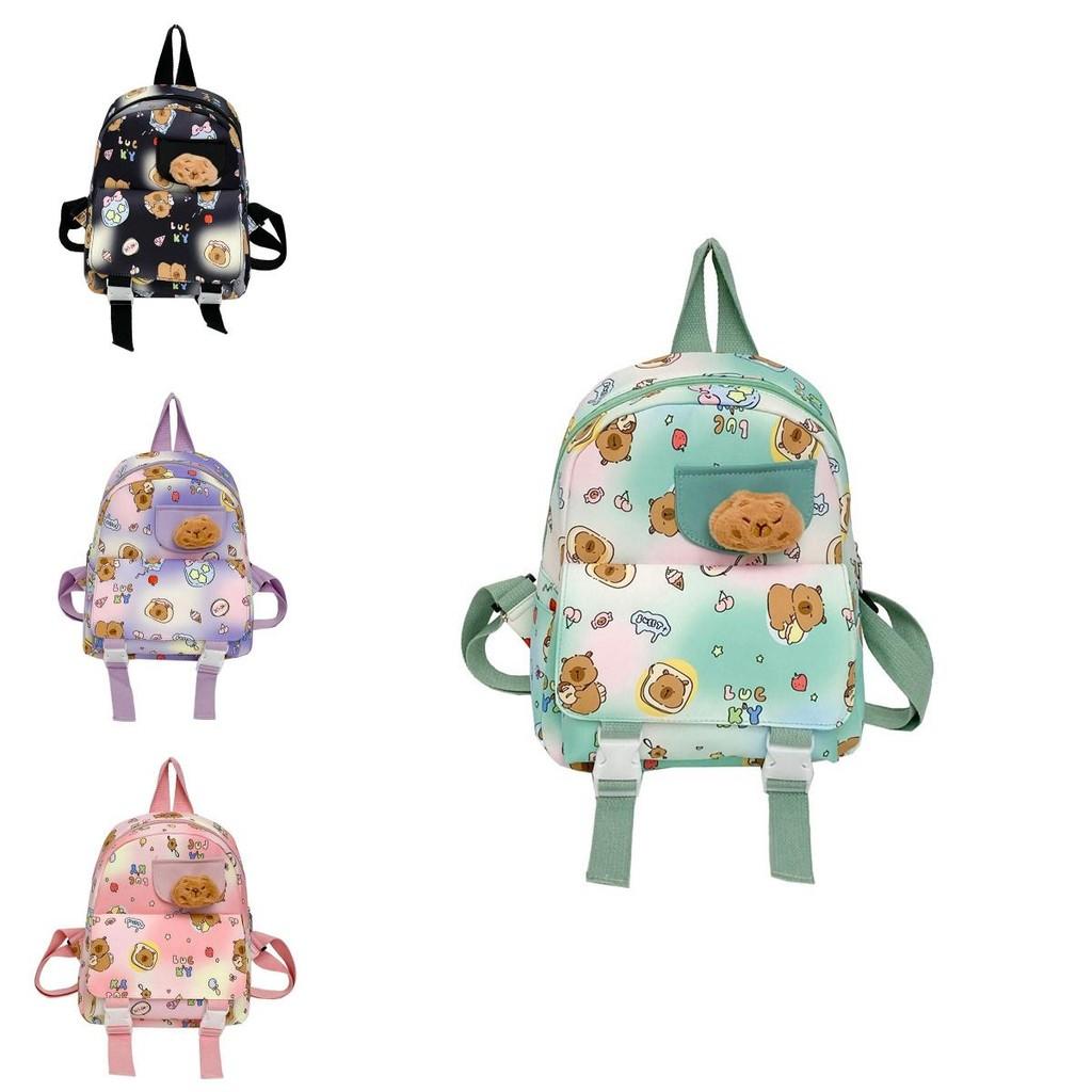 Backpack Whimsical Capybara For Boys And Girls In Cute Design Ideal For Preschool