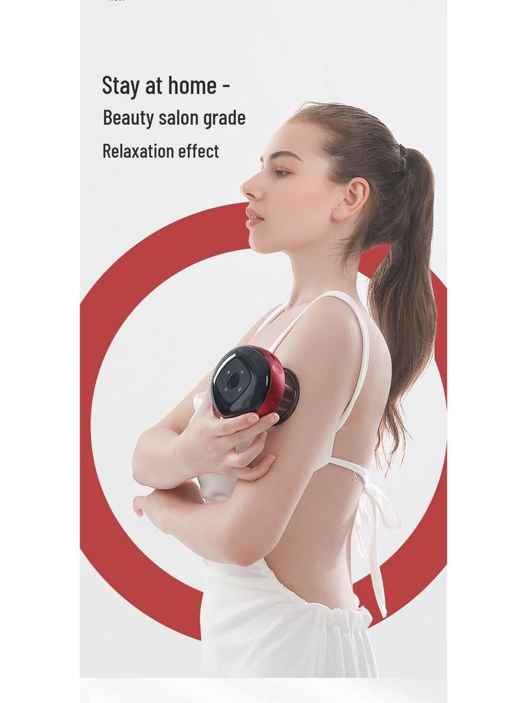 Smart Electric Cupping & Gua Sha Massager with Heating and Meridian Brush