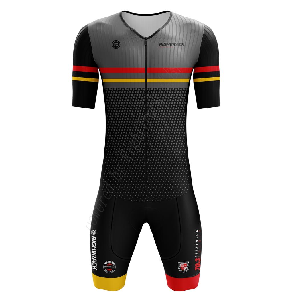Summer Breathable Cycling Suit Set 2026 Triathlon Sweatshirt Short Sleeve Cycling Suit Men's Cycling Jumpsuit Mountain Suit Road Speed Suit