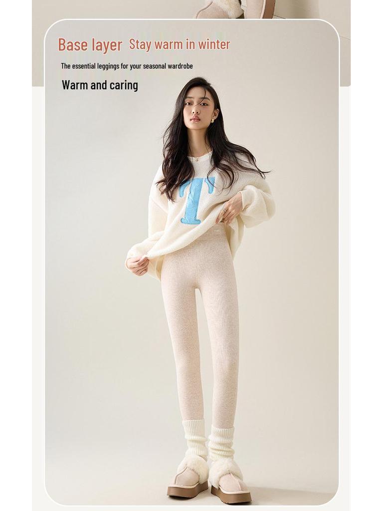 High Waist Fleece Lined Slimming Winter Leggings for Women - Extra Thick, Plus Size, Warm All-in-One Pants