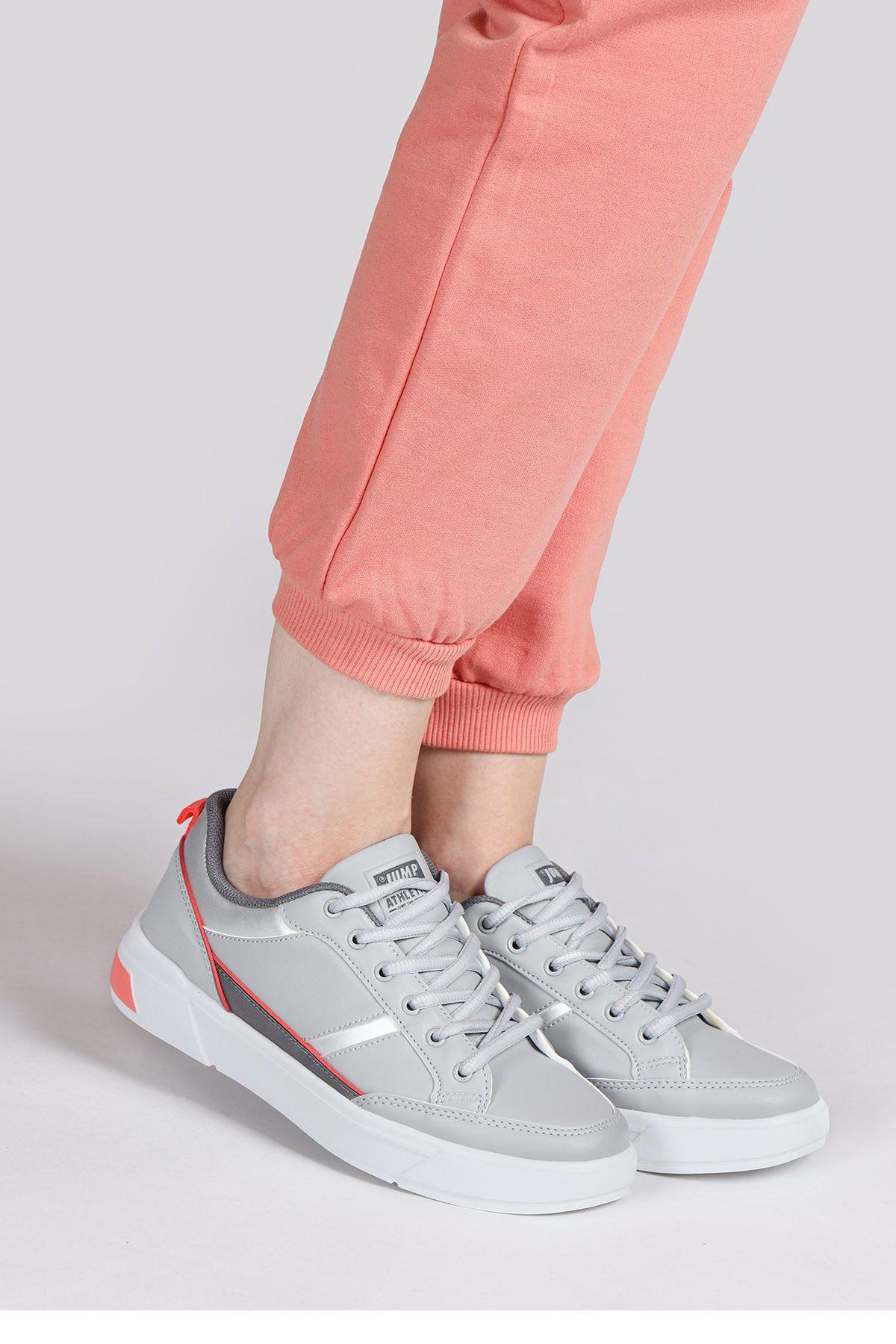 

Women s Fashion Flat Heeled Casual Gray Sneaker Daily Sports Shoes 36