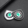 AAAAA1 1/2Pcs Car Accessories 3D Metal Shield Body Trunk Emblem Stickers For Skoda Octavia 5 7 Rapid Fabia A7 Superb KAMIQ Roomster VRS
