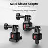 Magnetic Suction Adapter Tripod Adapter Quick Release Base Mount Action Screws Free with Quick Plug