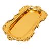 Vintage Jewelry Tray Multifunctional Exquisite Metal Decorative Tray for Dessert Fruit Snacks
