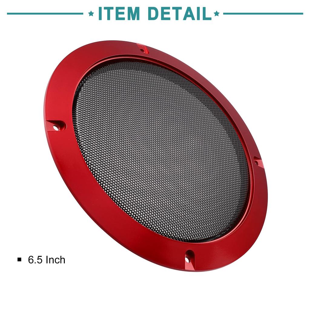 ACROPIX Speaker Cover 16cm Red 1PC