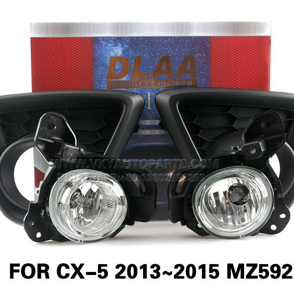 Комплект бампера с противотуманной фарой и ДХО для Mazda CX-5 2013-2015