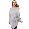Button Closure Nursing Cover Breathable Nursing Shawl Jeans Pants Decor Breastfeeding Cover