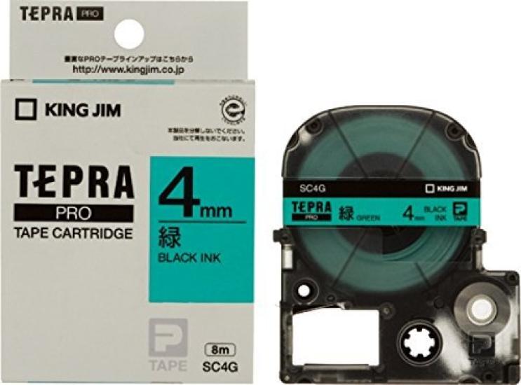 

King Jim PRO Tape Cartridge with Color 00045672 of Labels, SC4G, (Pack 3)