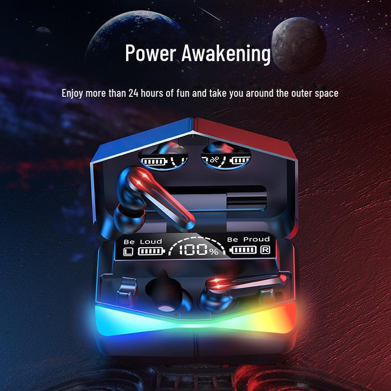 Cross-Border M28 Bluetooth Gaming Headset - Dual Ear 5.3, Competitive X15 for Android & Apple