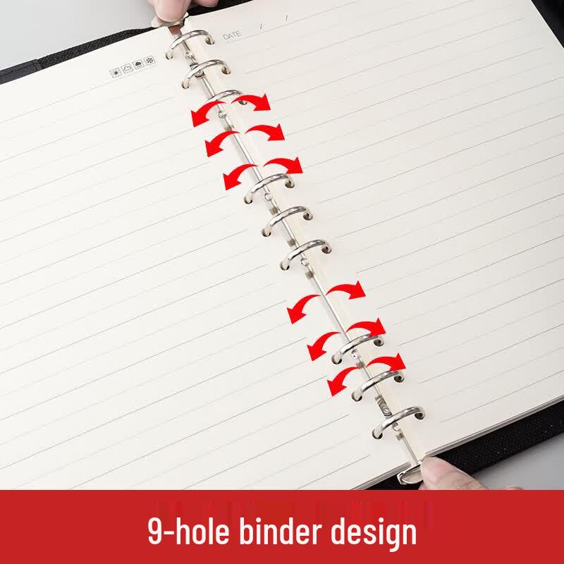 M&G Office 18K Thread-Bound Leather Notebook