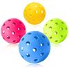 4Pcs 74MM 40-Holes Pickleball High Tournament Training PE Indoor Outdoor Bounce Visibility Pickleball Practice Ball
