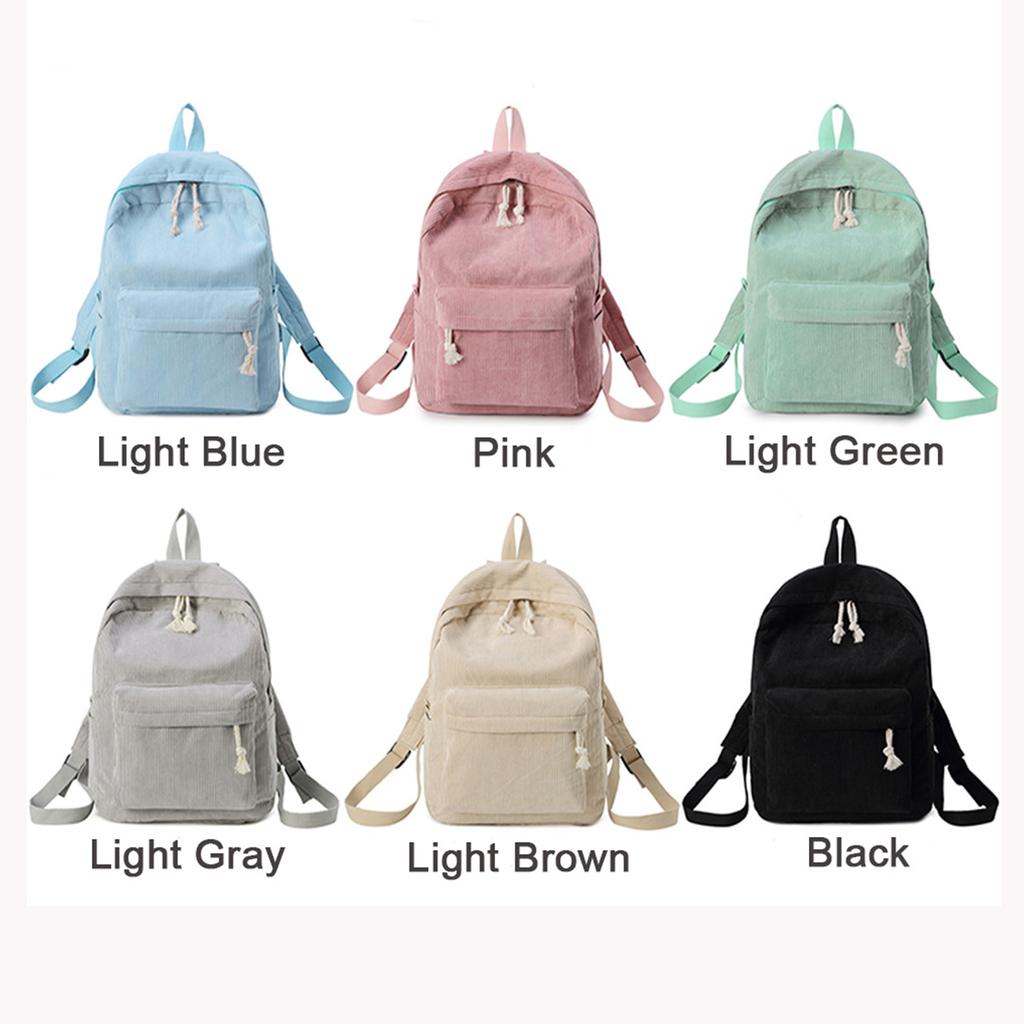 light blue school bag
