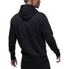 Jordan Letter Print Hooded Pullover Sweatshirt Men Tops Black FD7416-010