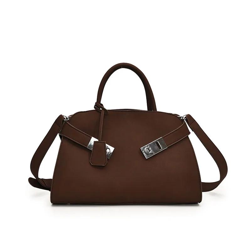 

Высококачественные осенние и зимние сумки, новая большая вместительная простая сумка через плечо, модная сумка через плечо