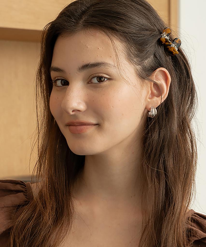 S'Secondo Petit French Tiny Hair Clip_4 Colors