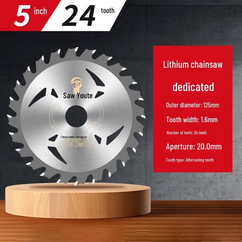 Woodworking Circular Saw Blade for 4, 10, or 12 Inch Cutting; Fits 125 Angle Grinder & 140 Lithium Battery Saw - Cuts Aluminum Sheets