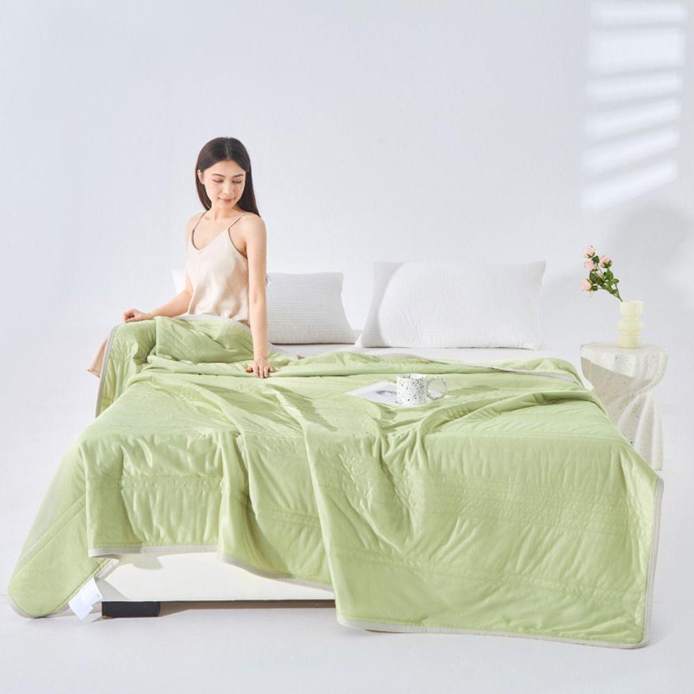 Cooling Fabric Cooling Blanket Double Sided Summer Quilt Air Condition Comforter  Bedroom Use