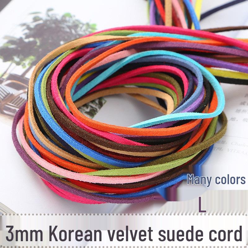 3mm Korean Velvet Suede Cord for Jewelry Making: Dreamcatcher, Necklace, Bracelet DIY