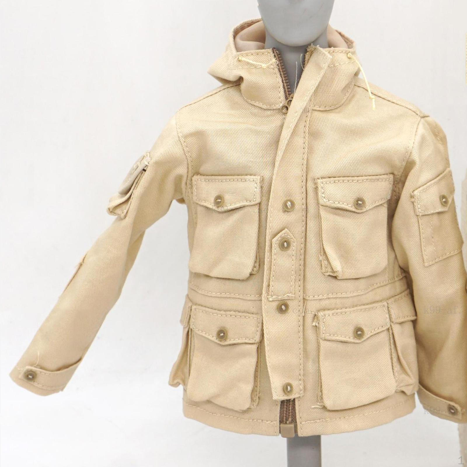 

1/6 Scale Action Figures Jacket Male Figure Coat Fashion Dress up Clothes Costume for