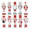 Nutcrackers Figurine Collection Christmas Tree Hanging Ornament 13cm Height