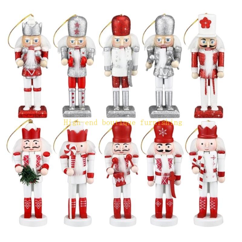 

Nutcrackers Figurine Collection Christmas Tree Hanging Ornament 13cm Height China Mainland