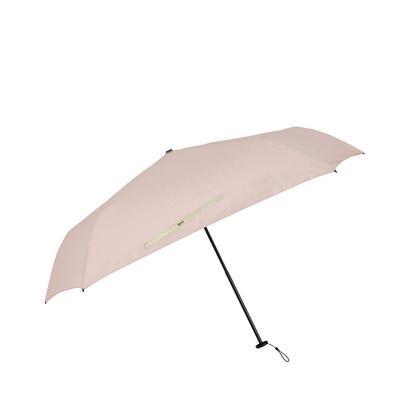 Ogawa Converse Folding Umbrella for Men and Manual Safety Logo 20130 Women, Ultra-Lightweight, 90g, Slim, 5-Rib, 50cm, Water-Repellent, Pink, Opening,