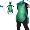 Grønn Bille Kostyme Bille Jumpsuits Cap Insekt Halloween Kostymer for Cosplay Utkledning Fest