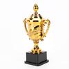 Gold Plastic Trophy Basketball Football Trophy with Lid Sports Competition Trophy Winners Award Trophy for Winner Kids Adults