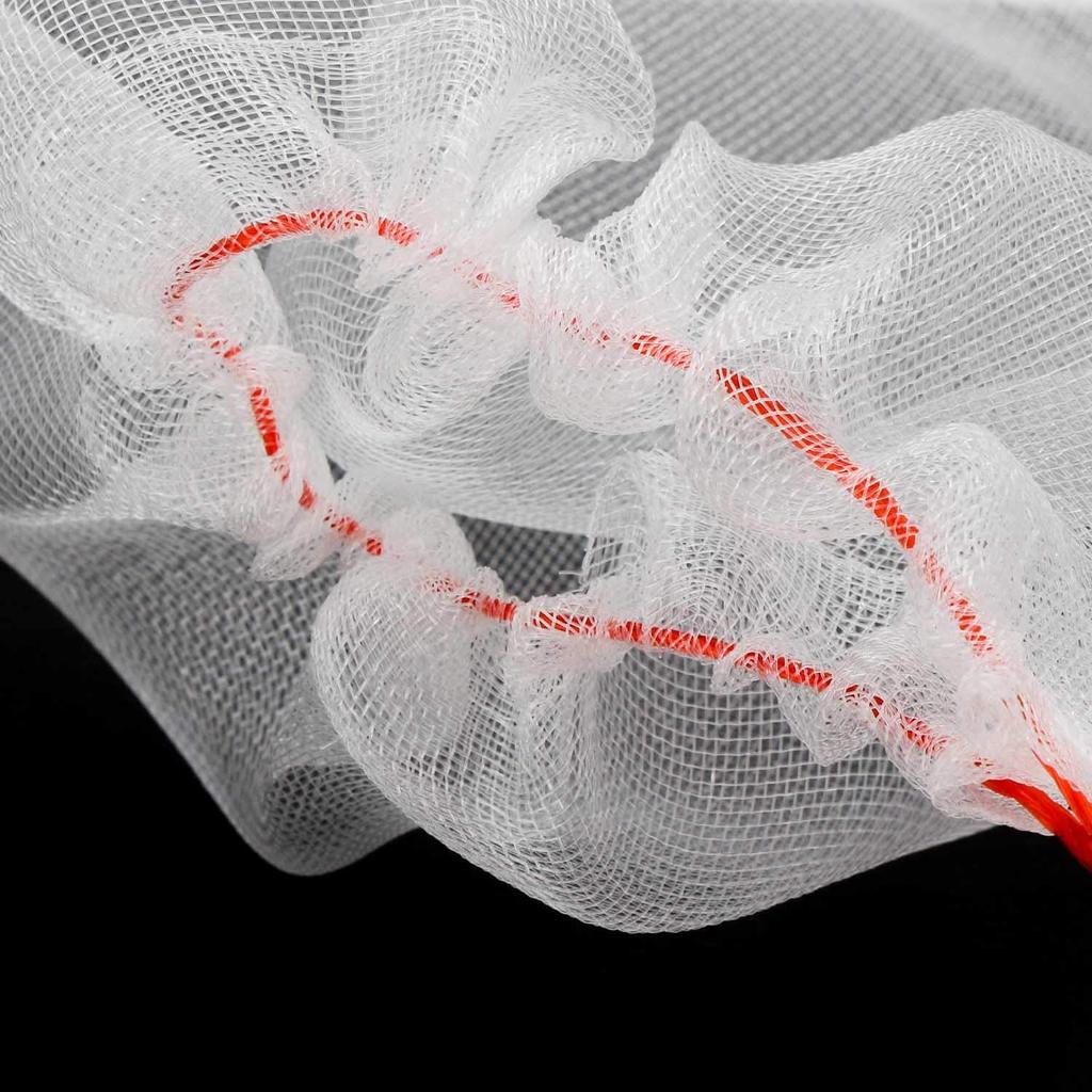 50 Pcs Fruit Bag Protection Insects Bug Net Barrier Bag Mesh Fruit Tree Protection Bags for Tomatoes Apples Grapes Grow Bags