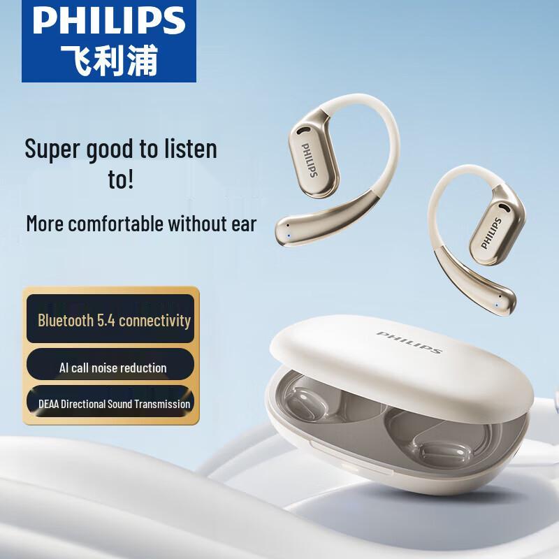 

Philips TAT3739 Open-Ear Bone Conduction Wireless Sports Headphones