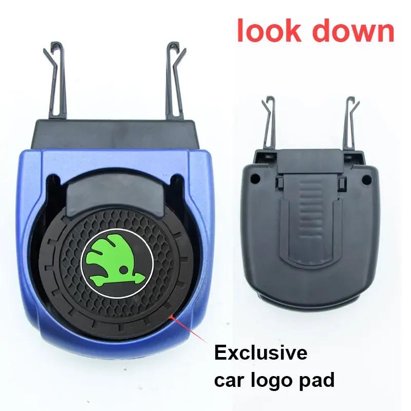 Car Water Cup Holders Beverage Rack Door Mount Bottle Stands For Skoda Octavia Fabia Rapid Yeti Superb Octavia A 5 A 7 Car Goods wsjn67