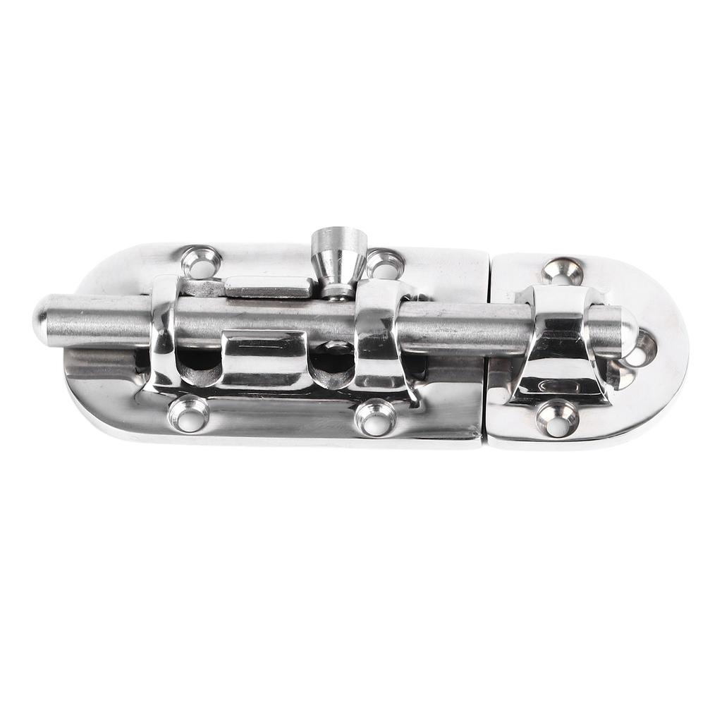 Door Latch Lock 110x38mm 316 Stainless Steel High Accuracy Electrolytic Polishing Process Sliding Bolt Lock
