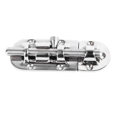 Door Latch Lock 110x38mm 316 Stainless Steel High Accuracy Electrolytic Polishing Process Sliding Bolt Lock