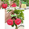 Adorable Plush Fruit Toy Collection Including Watermelon Apple And Strawberry Doll Keychain