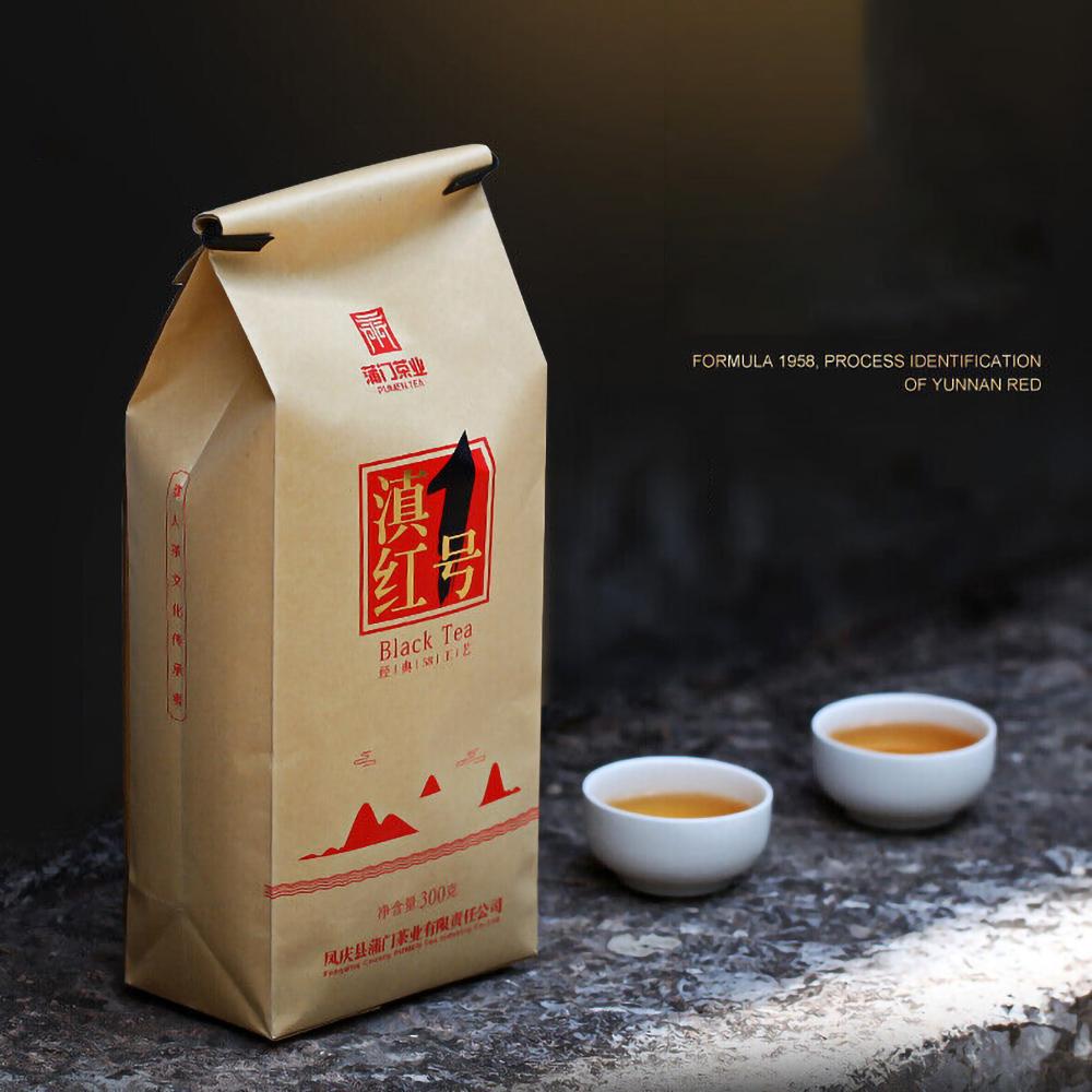 Tè rosso DIAN HONG NO.1 * Tè PUMEN Fengqing Tè nero Dianhong Dian Hong 58 300g