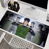 Mauspad Laptop Mauspade Büro PC Zubehör Tastaturpad Gummi-Tassenuntersetzer Weiches Mauspade Naruto Shisui Uchiha Große Schreibtischunterlage