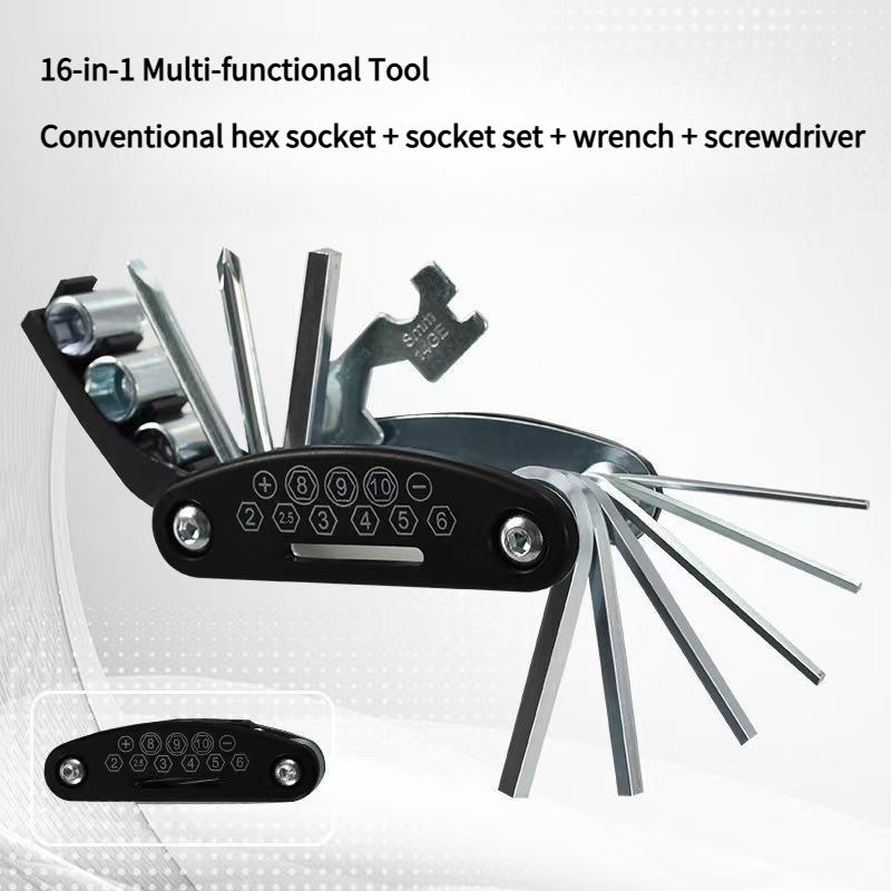 1PC New German Multifunctional Foldable Universal Screwdriver Set Folding Wrench Household Portable Screwdriver