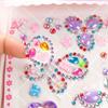 6PCS 3D Gem Diamond Stickers Rhinestone Acrylic Crystal Creative DIY Gifts For Girls Kids Toys Mobile Album Decoration