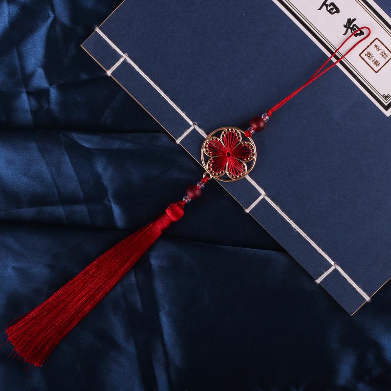 Full Bloom Round Moon Tassel DIY Handmade Hanfu Bag Pendant Cheongsam Ornament