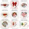 Colorful Christmas Window Sticker Removable Festive Room Decoration Static Glass Cling  Homeowner